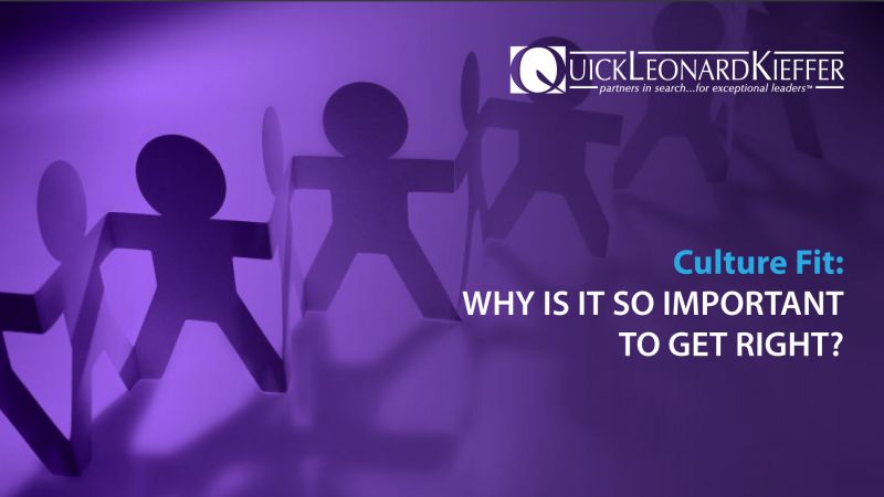 Culture Fit, Why it's Important to Get Right